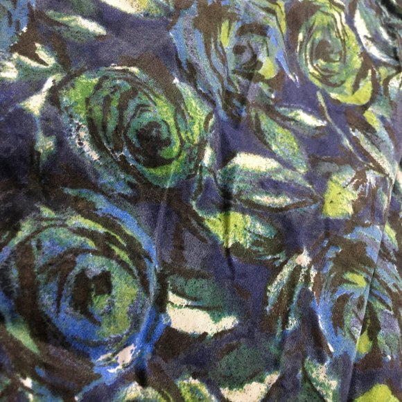 Ann Taylor LOFT Womens 2 Floral Cotton Blend Back Zip Sleeveless Tank Midi Dress - Picture 6 of 7